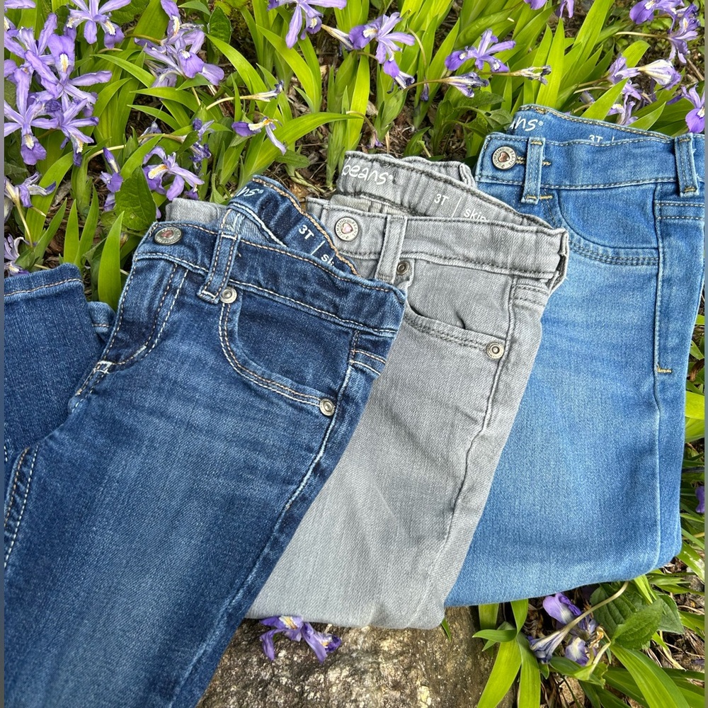 jumping beans Kids Jeans in Dark Blue, Gray, and Light Blue